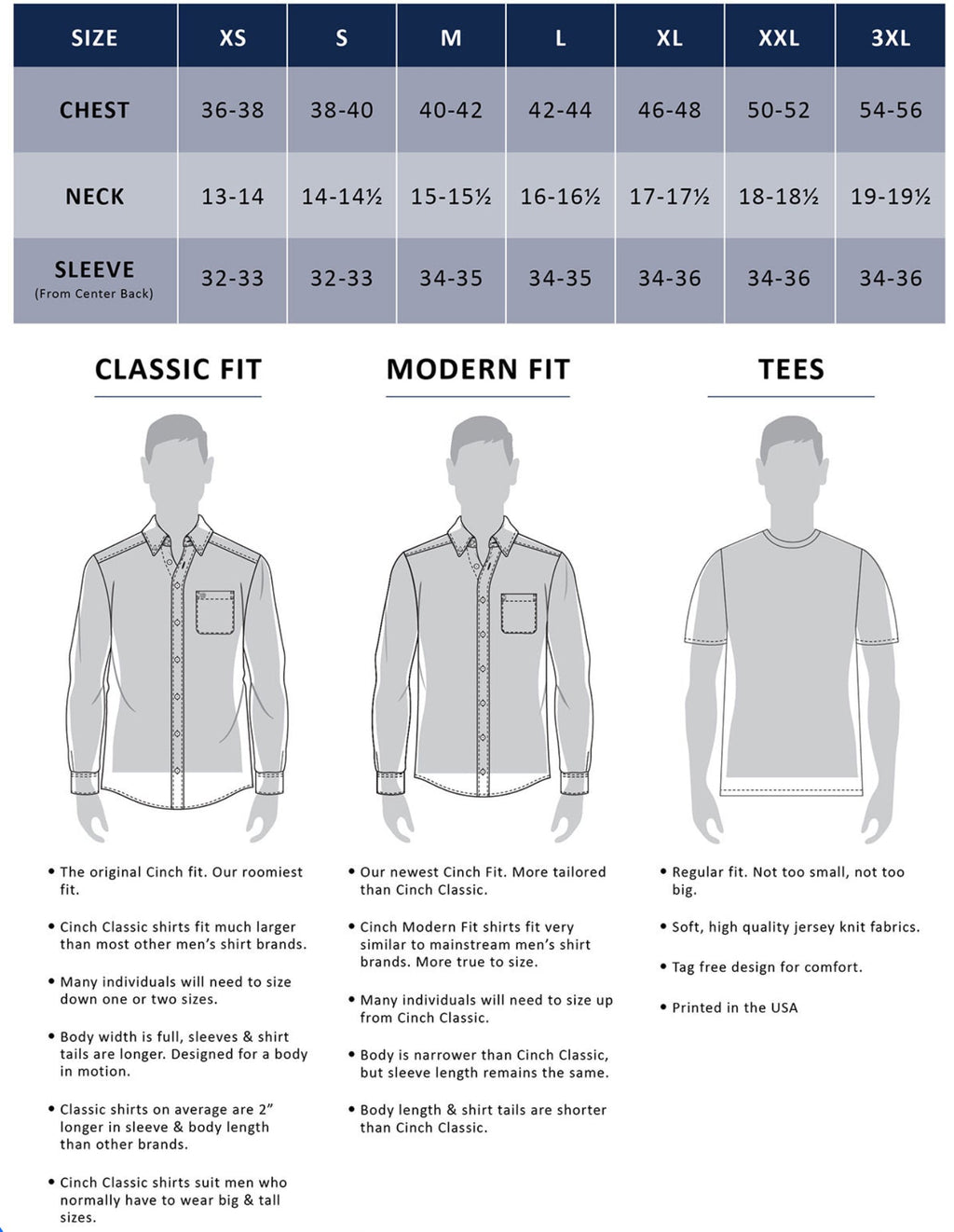 Charcoal Classic Tee | Cinch Mens