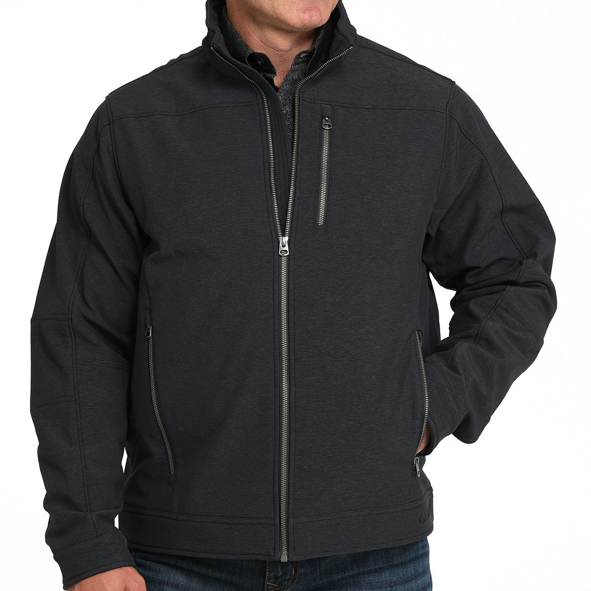 Black CC Bonded Jacket | Cinch